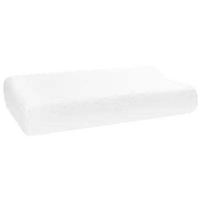 vidaXL Vzglavnik za spanje Enobarvno Bela 60 x 37 x 12,5 cm