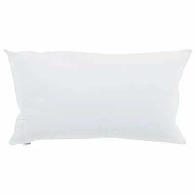 vidaXL Vzglavnik z blazino 2 pcs Bela 40 x 80 cm Bombaž