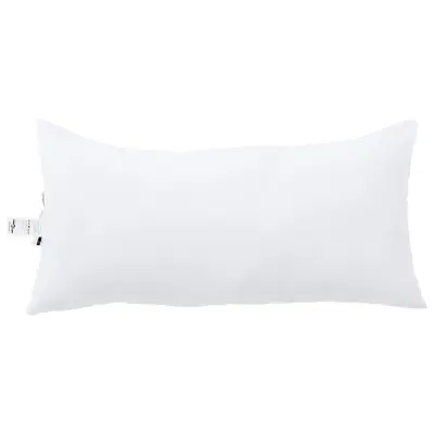 vidaXL Vzglavnik z blazino Bela 61 x 41 x 20 cm Poliester