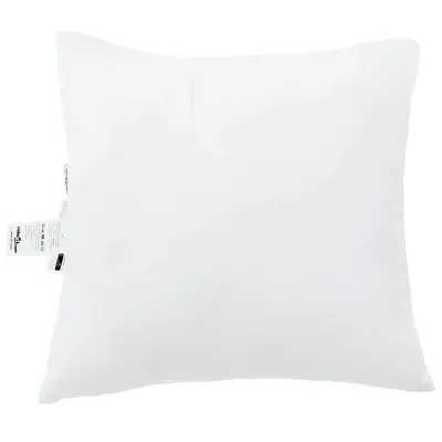 vidaXL Vzglavnik z blazino Bela 61 x 41 x 20 cm Poliester