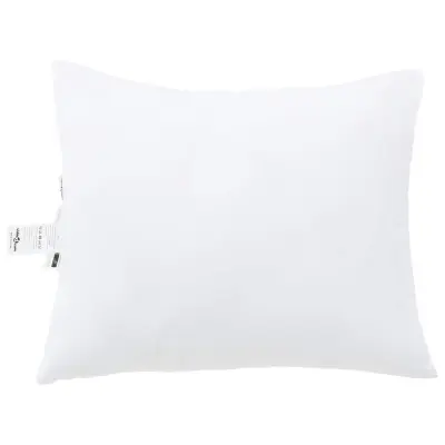 vidaXL Vzglavnik z blazino 2 pcs Bela 61 x 41 x 20 cm Poliester