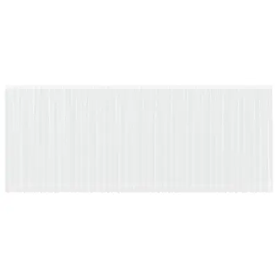 vidaXL Čipkasta Zavesa z zavesami Bela 260 x 1200 cm Poliester