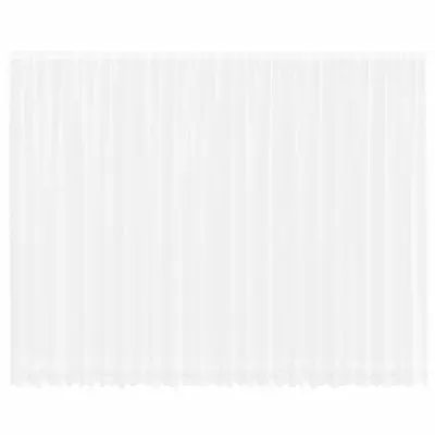 vidaXL Čipkasta Zavesa z zavesami Bela 300 x 600 cm Poliester