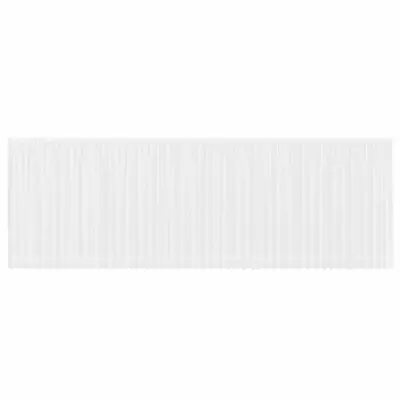 vidaXL Čipkasta Zavesa z zavesami Bela 220 x 1200 cm Poliester