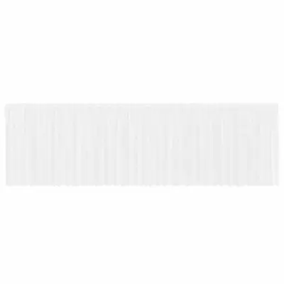 vidaXL Čipkasta Zavesa z zavesami Bela 180 x 900 cm Poliester