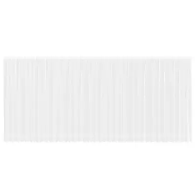 vidaXL Čipkasta Zavesa z zavesami Bela 245 x 900 cm Poliester