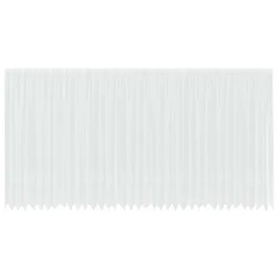 vidaXL Čipkasta Zavesa z zavesami Bela 300 x 900 cm Poliester