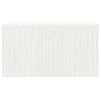 vidaXL Čipkasta Zavesa z zavesami Bela 200 x 750 cm Poliester