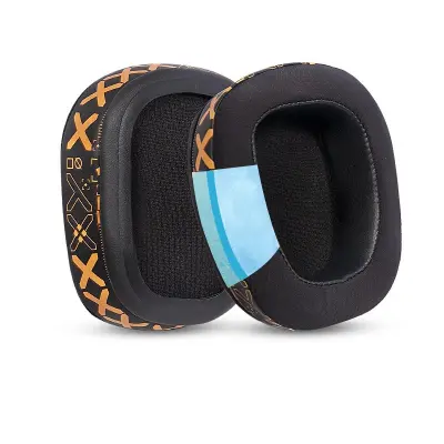 Nadomestne Blazinice Za Slušalke Logitech G633 G933 - Črno Proteinsko Usnje