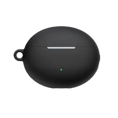 Silikonsko Zaščitno Ohišje Združljivo s HUAWEI Freebuds 6i s Kljuko Black