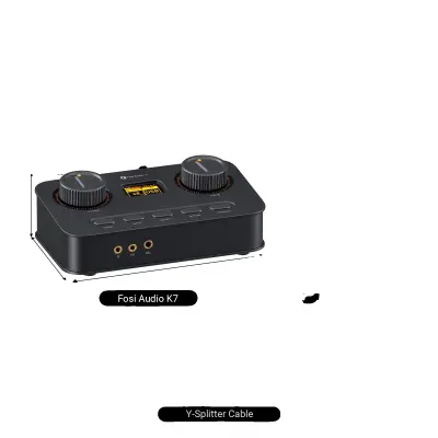 DAC in ojačevalnik slušalk, HiFi zvok, vsestranska povezljivost -K7