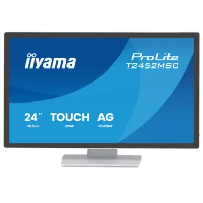 Monitor IIYAMA ProLite T2452MSC-W1AG, 60,5 cm (24"), FHD, IPS, zvočniki, na dotik, informacijski/interaktivni