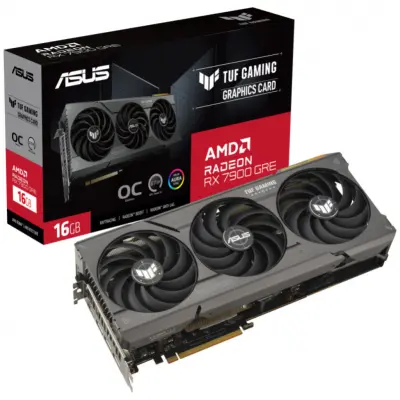 Obnovljeno - kot novo - Asus RX 7900 GRE TUF 16GB | GDDR6 | HDMI 3xDisplayport | 90YV0J91-M0NA00 | Gaming Grafična Kartica