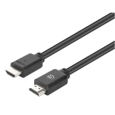 HDMI kabel MANHATTAN High Speed HDMI (M/M) 4K, 60 Hz, 22,5 m, z Ethernet, pozlačen, črn