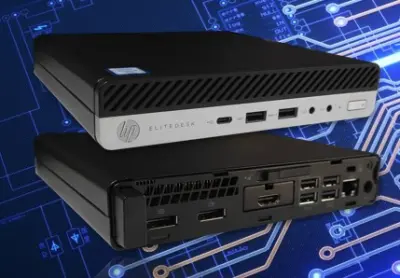 Obnovljeno - kot novo - HP EliteDesk 800 G3 USDT|i5 |16GB |256GB NVMe| Wi-Fi|HDMI| W11