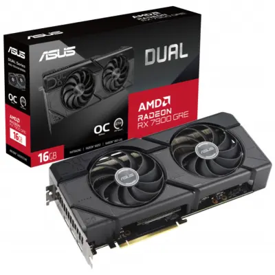 Obnovljeno - kot novo - Asus RX 7900 GRE Dual 16GB | GDDR6 | HDMI 3xDisplayport | 90YV0J90-M0NA00 | Gaming Grafična Kartica