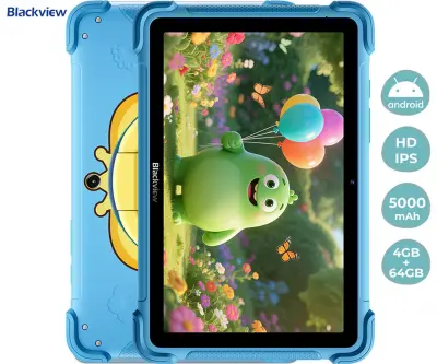 Tablični računalnik BLACKVIEW LINK 1 KIDS 22 cm (8,7"), 3v1 AI, 4GB+64GB, IPS HD, Android, Google Kids S, moder