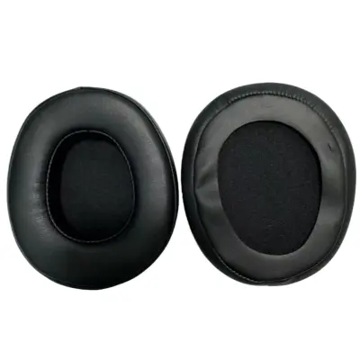 Nadomestne zaščitne blazinice za slušalke Gtheos 2.4GHz - Proteinsko usnje, črne, 2 kosa