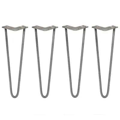 4 x 16" sponke za lase - 2 kraka - 12 mm - surovo jeklo