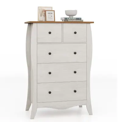 Prtljažnik s 5 predali Rustikalni slog sideboard