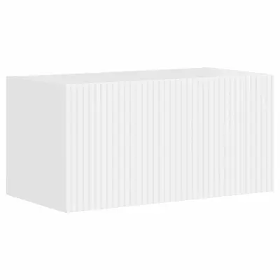 vidaXL TV stenska omara Svetlo Belo 60 x 31 x 29.5 cm Konstruiran les