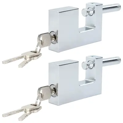 vidaXL Žabica 2 pcs srebrna 7,8 x 2 x 5 cm elezo