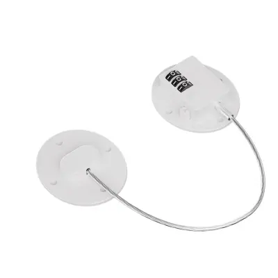 Samolepilna Ključavnica za Hladilnik z Geslom - Ovalna Razširjena 30cm White