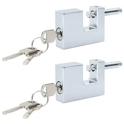 vidaXL Žabica 2 pcs srebrna 6 x 2 x 4,5 cm elezo
