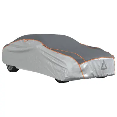 vidaXL Avto prevleka za limuzino zaščita pred točo S siva in srebrna