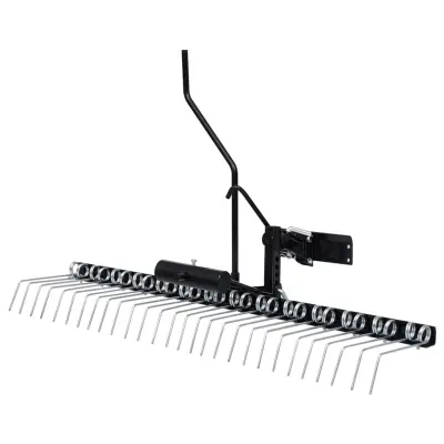 vidaXL Česalo za vrtno kosilnico 109 cm