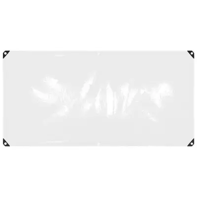 vidaXL Prozorna ponjava z ušesi 1x2 m PVC