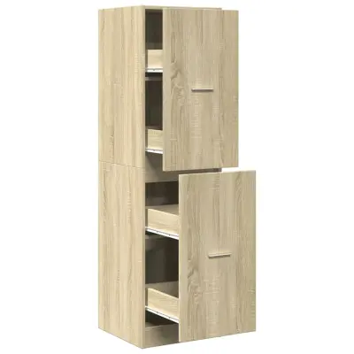 vidaXL Lekarniška omara sonoma hrast 40x41x144,5 cm inženirski les