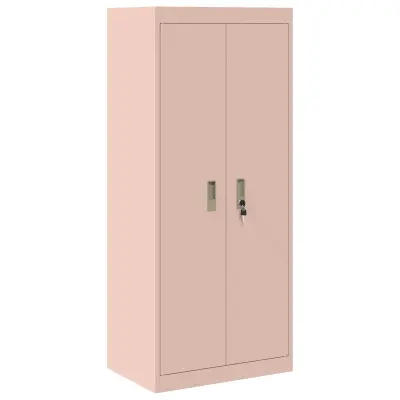 vidaXL Omarica za shranjevanje Roza 60 x 40 x 140 cm Jeklo