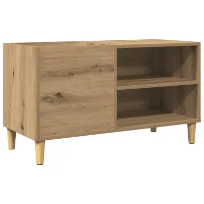 vidaXL Omarica za gramofonske plošče artisan hrast 84,5x38x48 cm