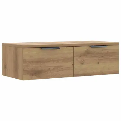 vidaXL Stenska omarica artisan hrast 68x30x20 cm inženirski les