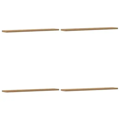 vidaXL Stenske police 4 kosi artisan hrast 60x20x1,5 cm inženirski les