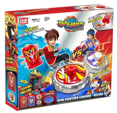 SPIN FIGHTERS LEGENDS DELUXE ARENA SET