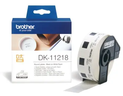 Brother DK11218 Zaokrožene nalepke 24mm x 243mm (1000 kos)