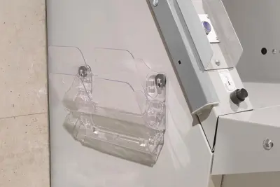 Durable Flexiplus stenski 2 A4 magnetni ležeči prozoren