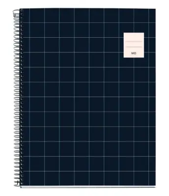 MiquelRius Zvezek A4, črtast, 120-listni 70g RIDER BLACK, do odprodaje