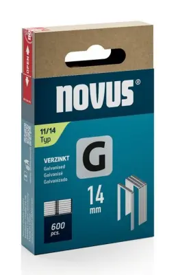 Novus Sponke za tapetniški spenjač Tip G 11/14, 600 kos, ploščate