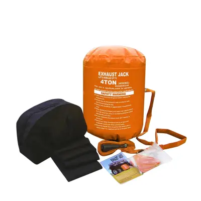 Napihljiv dvigalec, nosilnost 4000 kg, napihnjena višina 72 cm, napihnjeni premer 64 cm, teža izdelka 5.6 kg, CE certificirano