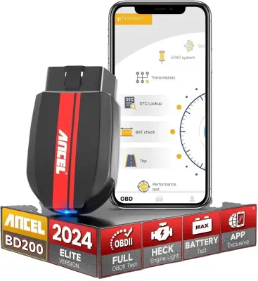 Avtomobilski skener, Bluetooth povezljivost, testiranje baterij, ANCEL BD200