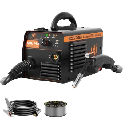 MIG varilec, 145A brez plina, dvojna napetost, lahek in prenosljiv, MIG145