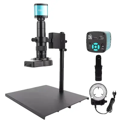 Video mikroskop, visoka ločljivost, neprekinjena povečava, 180X 48MP Polni kompleti