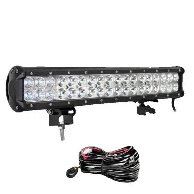 LED svetlobna barva, Offroad SUV ATV, različne velikosti, 1x108w s kompletom žic