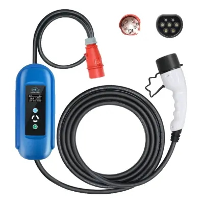 EV polnilec, 11KW moč, Tuya APP nadzor, 16A 3P 11KW 5M