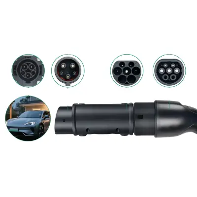 EV polnilni adapter, združljivost Tip 2 do Tip 1, 32A zmogljivost, Tip2 do Tip1