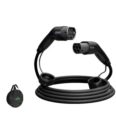 Kabel za polnjenje EV, združljivost tipa 2, vodoodporna zasnova, 22KW 32A 3Phase