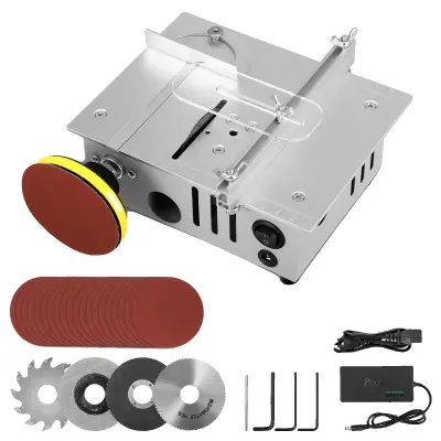 Mikro namizna žaga, 7-stopenjska kontrola, nastavljiva višina 0.1-15mm, z, EU